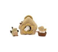 Jollein Jouet Cache-Cache - Tiny Park - Nichoir en Tissu avec 3 Oiseaux - Jouet Sensoriel - Bruit de Papier Froissé et Préhension Facile - Jouet Bébé dès la Naissance