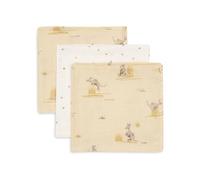 Jollein Langes bébé - Kangaroots - 31 x 31 cm - lot de 3-100% coton - langes bébé - certifiés OEKO-TEX