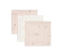 Jollein Langes bébé - Pretty Picnic - 31 x 31 cm - lot de 3-100% coton - langes bébé - certifiés OEKO-TEX