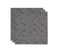 Jollein Lingettes Hydrophiles pour Bouche 3-Pièces, Gris Storm