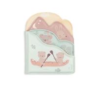 Jollein Livre de bain magique bébé - Kangaroots - les images apparaissent au contact de l’eau - livre de bain flottant - matière douce - jouet de bain pour bébés et tout-petits