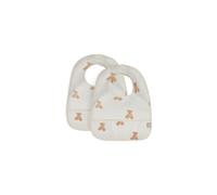Jollein Bavoirs 029-864-66095 Lot de 2 imperméables motif ourson Blanc