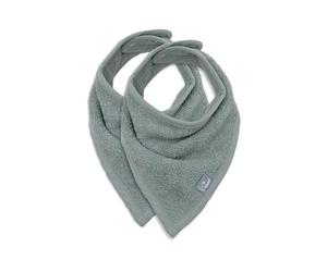 Jollein Lot de 2 bavoirs pour bébé - Bandana - Vert mer - 100% coton - Avec fermeture Velcro