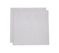 Jollein Lot de 2 Serviettes en Mousseline pour bébé - Rayures Miffy - Bleu Marine - 115 x 115 cm - 100% Coton - Certifié Oeko-Tex - Bavoirs bébé - Bleu avec Rayures