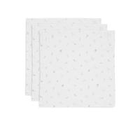 Jollein Lot de 3 Serviettes en Mousseline pour bébé - Lovely Birds - 70 x 70 cm - 100% Coton - Lingettes pour bébé - Certifiées Oeko-Tex