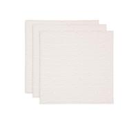 Jollein Lot de 3 Serviettes en Mousseline pour bébé - Rayures Miffy Stripe, Biscuit - 70 x 70 cm - 100% Coton - Certifié Oeko-Tex - Bavoirs bébé - Marron Clair avec Rayures