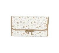 Jollein Matelas à langer nomade - Miffy Family Farm - avec compartiments et nœud - doux et essuyable - matelas à langer portable - idéal pour les déplacements