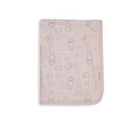 Jollein Miffy Moments Couverture pour bébé - 75 x 100 cm - En coton - Pour berceau - Certifié Oeko-Tex - Miffy Moments Silk Rose