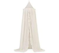 Jollein Moustiquaire Vintage 245 cm Ivoire à volants Crème G