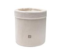 Panier de Rangement Jollein - Cloudy Rib - Oatmeal - Organisateur pour Table à Langer - Accessoire Bébé - 35x30 cm