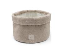 Jollein Panier Rangement Bébé - Organisateur - Sand - 14x18cm | Organiseur, accessoires de table à langer, collection Sprinkle Knit, certifié Oeko-Tex