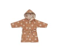 Jollein Peignoir enfant 1-2 ans - Jacquard, Sun - 100% coton - éponge - certifié OEKO-TEX - avec capuche - peignoir pour filles et garçons