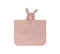 Poncho de bain éponge en coton rose TU
