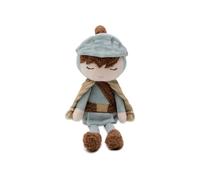 Jollein Poupée Câline - Knight Duke - Chevalier avec Cape - 30 cm - Poupée en Peluche - pour Bébés et Enfants - Lavable à la Main - Cadeau de Naissance - Jouet pour Bébé