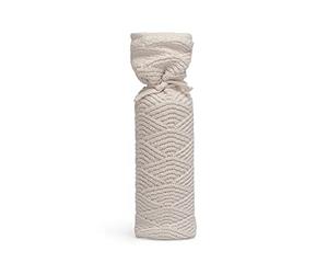 Jollein Sac à Bouillotte River Knit, 35 cm Hauteur, Blanc Crème