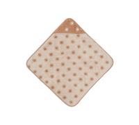 Jollein Serviette à capuche bébé - Jacquard Sun - 75 x 75 cm - 100% coton - éponge - certifiée OEKO-TEX - serviette bébé à capuche - pour filles et garçons