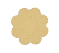 Jollein Tapis de bain enfant Sun - Honey - tapis antidérapant - maintien sûr pour bébés et tout-petits - tapis antidérapant en silicone souple - 45 × 45 cm