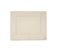 Jollein Tapis de parc - Little Waffle - 75 x 95 cm - Warm Sand/Sand - fond de parc - 95% coton 5% élasthanne - certifié OEKO-TEX - ultra doux - tapis d’éveil bébé