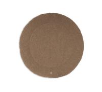 Jollein Tapis Eveil Bebe - Ø 95cm - Rond - Curlé Dark Hazel