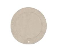 Jollein Tapis Eveil Bebe - Ø 95cm - Rond - Fluffy Sand