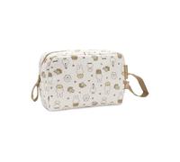 Jollein Trousse bébé - Miffy Family Farm - trousse de toilette bébé - pratique pour les déplacements - pochette de rangement bébé - pour jouets bébé et accessoires de change - avec fermeture éclair