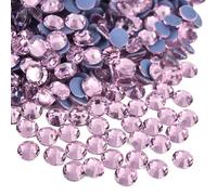 Jollin Hot Fix Plat Retour Strass Verre Strass Gem, Pink, SS20