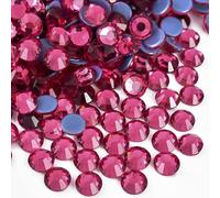 Jollin Hot Fix Plat Retour Strass Verre Strass Gem, Rose, SS30 288pcs