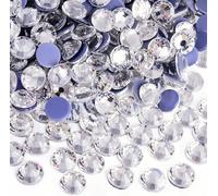 Jollin Hotfix SS20 Lot de 2 880 strass à dos plat pour loisirs créatifs, décoration, vêtements, chaussures 4,8 mm Cristal Hotfix