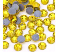 Jollin Strass Hotfix Strass Thermocollant pour Vetement SS20, Lemon Yellow