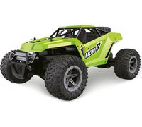 Jollity Works RC Mountain Buggy - Voiture de course tout-terrain avec capot en aluminium Vert