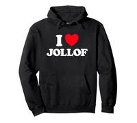 Jollof Rice Heart, drôle et Mignon, Fan de Cuisine d'Afrique de l'Ouest Sweat à Capuche