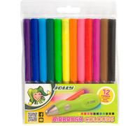 JOLLY 4446-0012 12 crayons aérographes couleurs assorties