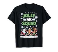 Jolly 5K Squad Funny Christmas Grandma Running Team Holiday T-Shirt