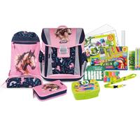 JOLLY 9940-9311 JOLLY Schulranzen-Set Classic Best Friends Forever Kunstfaser rosa/blau