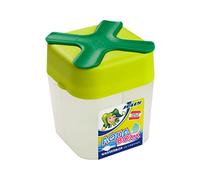 JOLLY Aqua Boxx, Gobelet à peindre, Boîte à eau à 4 compartiments, avec fermeture pivotante à ailettes et surface de dépôt pratique pour les pinceaux mouillés, système de compartiments anti-fuites