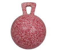Jolly Ball de Horsemen parfumée à la Menthe poivrée, Rouge/Blanc moucheté, 25,4 cm