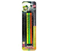 JOLLY Crazy Neon Lot de 3 crayons graphite HB et mines fluo dans un seul stylo pour écrire, marquer, souligner, design néon, couleurs vives pour l'école, la créativité, les croquis