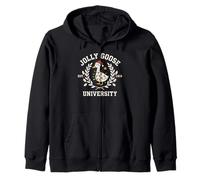 Jolly Goose University Silly Funny Christmas Holiday Goose Sweat à Capuche
