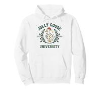 Jolly Goose University Silly Funny Christmas Holiday Goose Sweat à Capuche