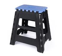 Jolly Grand Tabouret Pliant, Stable et Robuste, Charge maximale : 150 kg, idéal pour Les Enfants et Les Adultes, Utilisation Polyvalente : Salle de Bain, Camping, Jardin et Voyage, Peu encombrant et