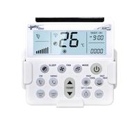 Jolly Line Telecomando per condizionatore, telecomando universale con display retroilluminato, supporto per fissaggio a muro