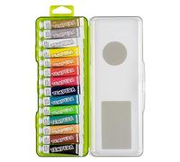 JOLLY Lot de 14 tubes de peinture à la gouache pour enfants - 14 tubes de 7,5 ml chacun - Multicolore - 105 ml