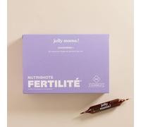 Jolly Mama - Cocooning+ Fertilité - Plantes, Passiflore, Zinc pour Ovulation et Implantation - Conception bébé, Gestion du Stress Femme - Vitamines Prénatales - Cure 1 Cycle - Vegan, Sans Additifs