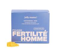 Jolly mama! Cocooning+ Men | Boost Fertilité Homme | Coenzyme Q10, Carnitine, NAC, Sélénium | Favorise la Spermatogenèse | Fabriqué en France | Vegan I Cure 1 Mois, 30 Sachets
