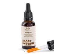Jolly mama! Mama Hair | Boost Cheveux | Kératine Brevetée, Extrait de Pommier, Biotine | Compatible Grossesse & Allaitement | Fabriqué en France | Flacon Pipette 30 ml