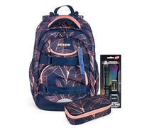 JOLLY Next Generation Sac à Dos, 8 pièces, Bretelles réglables et Sangle de Poitrine, Deux Grands Compartiments, compartimentage intérieur