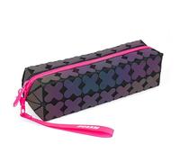 JOLLY Next Generation - Trousse à secouer Rose Vif avec Design 3D - Dragonne et Fermeture éclair - Robuste et Pratique - Idéale pour l'école et l'université