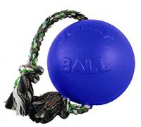 Jolly Pets Ball Romp-n-Roll Jouet pour Chien Bleu 15 cm