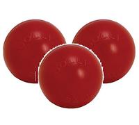 Jolly Pets Push-N-Play Lot de 3 balles pour chien Rouge 15,2 cm