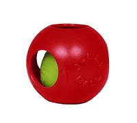 Jolly Pets Teaser Ball Jouet pour Chien Rouge 15 cm